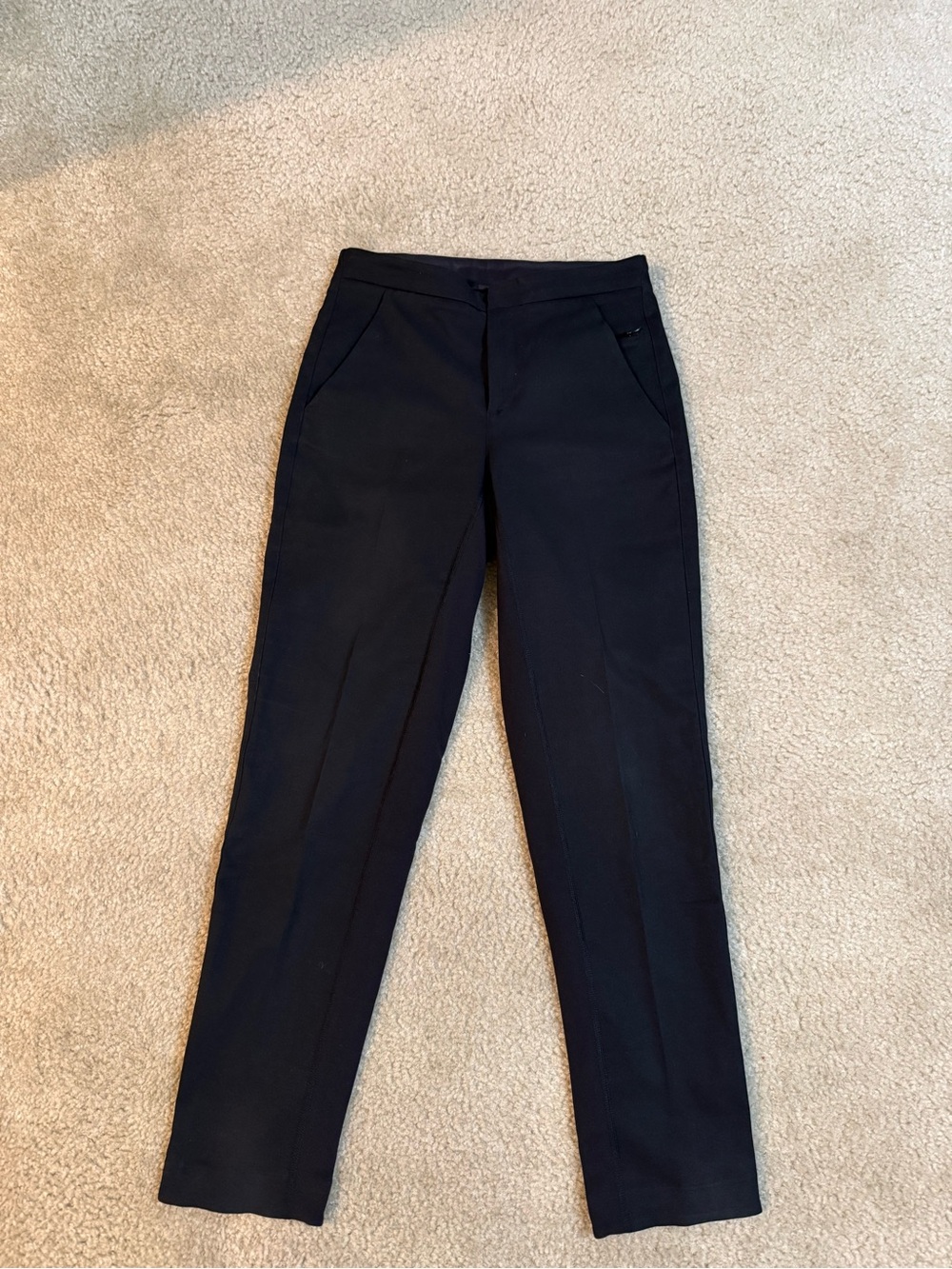 Lululemon Classic Black Straight-Leg Dress or Golf Pants